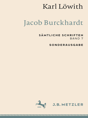 cover image of Jacob Burckhardt